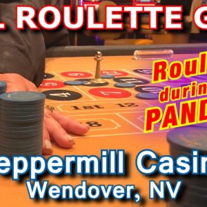 ROULETTE WITH A MASK! - Live Roulette Game #28 - Peppermill Casino, Wendover, NV - Inside the Casino