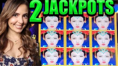 2 JACKPOTS on Autumn Moon HIGH LIMIT Slot! Such a tease