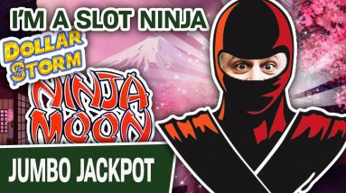 🥋 I. Am. A. Slot. Machine. NINJA! 🌧 Dollar Storm JACKPOT Agrees