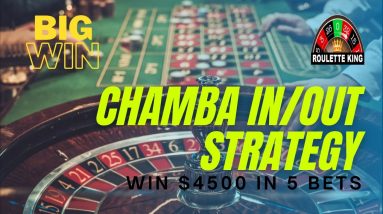 CHAMBA IN OUT STRATEGY | BIG WIN ROULETTE TRICK | 90% WINNING STRATEGY | HIGH RISK BIG WIN TECHNIQUE