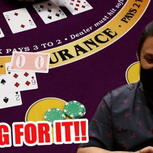 🔥 AGGRESSIVE 🔥10 Minute Blackjack Challenge - WIN BIG or BUST #68