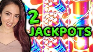 The HOTTEST SLOT MACHINE in Las Vegas! 2 HANDPAY JACKPOTS & Bonuses Galore!