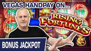 🖐 Rising Fortunes HANDPAY in LAS VEGAS ✨ $44 Spins at The Cosmopolitan on the VEGAS STRIP