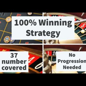 Roulette 100% winning strategy + All 37 number covered + No progression needed