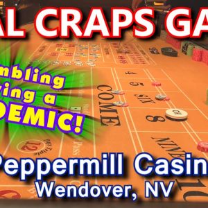 INCREDIBLE 32+ ROLLS! - Live Craps Game #49 - Peppermill Casino, Wendover, NV - Inside the Casino