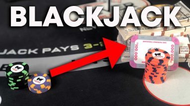 From $2500 to $100,000 + Blackjack - Best Run Ups Ever from Never Split10s #132