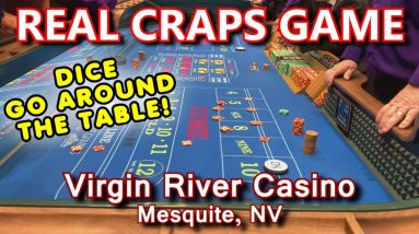 30 MINUTES OF CRAPS! - Live Craps Game #48 - Virgin River Casino, Mesquite, NV - Inside the Casino