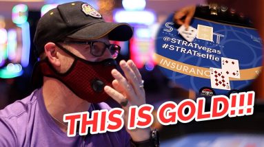 THIS WORKS!!! Live Blackjack At Strat Hotel & Casino #5 20 THIS WORKS!!! Live Blackjack At Strat Hotel & Casino #5