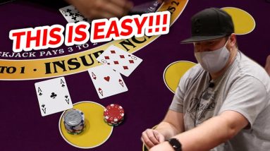 🔥 EASY RUN 🔥10 Minute Blackjack Challenge - WIN BIG or BUST #73