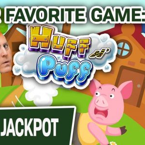 🐷 Your FAVORITE Game: Huff N’ Puff! ↗ High-Limit Handpay!