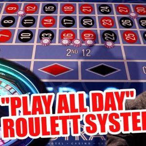 $100 BUY IN "EASY" SYSTEM - Live Roulette Strat Hotel & Casino