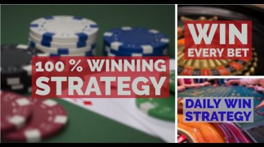 100% Winning Roulette Strategy | Win Every Bet | Daily Win Strategy