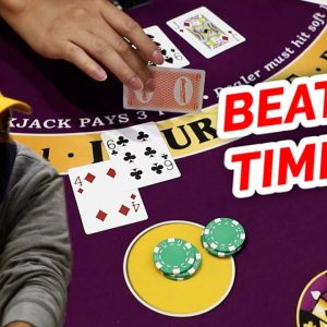 🔥 BIG WIN?! 🔥10 Minute Blackjack Challenge - WIN BIG or BUST #66