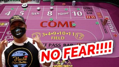 🔥 HOW TO WIN 🔥 30 Roll Craps Challenge - WIN BIG or BUST #41