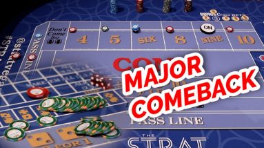 BIG ROLL CONTINUES... - Live Craps at the Strat in Las Vegas - Part 6