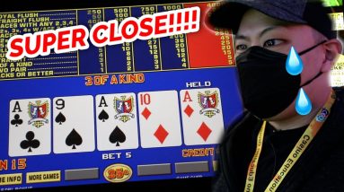 FLUSHED!!! Live Video Poker At Strat Hotel