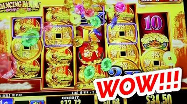 MINOR BONUS ON DANCING PANDA!!! Live Slots at Strat