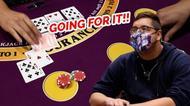 🔥 GOOD CHANCE? 🔥10 Minute Blackjack Challenge - WIN BIG or BUST #76
