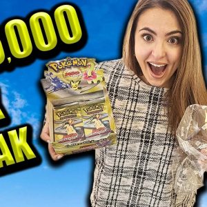 Opening a $25,000 Neo Genesis Pokemon Box at Home!