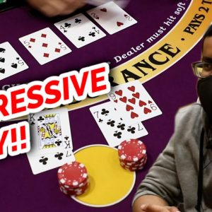 🔥 FOR THE WIN 🔥10 Minute Blackjack Challenge - WIN BIG or BUST #64