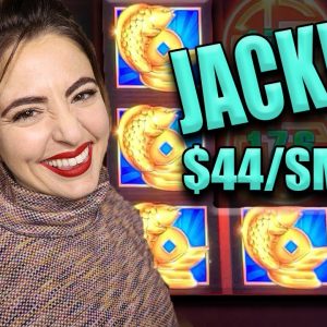 WHOA! $44/SPIN Lines Up HANDPAY JACKPOT on Prancing Pigs in Vegas!