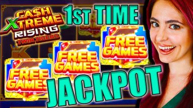 1st JACKPOT EVER on NEW Cash XTREME RISING Game!