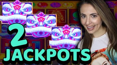 2 HANDPAY JACKPOTS on Lightning Link Happy Lantern!