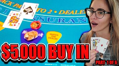 $5,000 Buy In! BLACKJACK at Hard Rock Tampa! Up to $500/HAND!