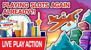 🔴 JUST Flew in From LAS VEGAS ✈ And I’m Already Back at the Casino for MORE LIVE HIGH-LIMIT SLOTS