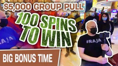 💯 100 SPINS TO WIN 🎰 $5,000 IN for Hollywood SLOT GROUP PULL