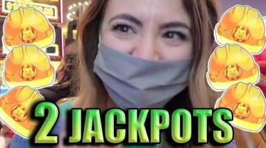 🐷 2 HANDPAY JACKPOTS on Huff n Puff!! 🐷