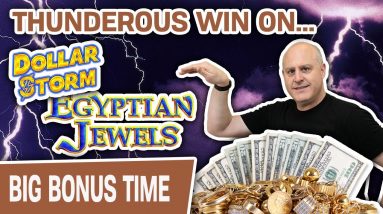 ๐ฉ THUNDEROUS WIN with DOLLAR STORM: Egyptian Jewels ๐ High-Limit Slot Machine Handpay 6 ๐ฉ THUNDEROUS WIN with DOLLAR STORM: Egyptian Jewels ๐ High-Limit Slot Machine Handpay