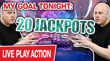 🔴 ONLY Live High-Limit Slots! 🥅 My Goal Tonight: 20 JACKPOT HANDPAYS