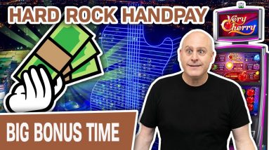 🤑 HARD ROCK HOLLYWOOD HANDPAY 🍒 Very Cherry Slot Machine PAYS ME in Florida