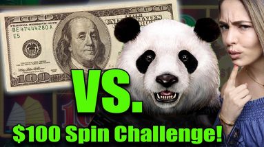 2 JACKPOTS w/ $100 SPINS ONLY on DRAGON LINK in VEGAS!