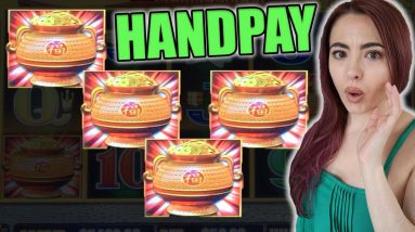 4 SYMBOL HANDPAY JACKPOT on Happy & Prosperous Dragon Link!