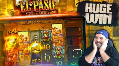 EL PASO GUNFIGHT MASSIVE WIN! New NoLimit City Slot