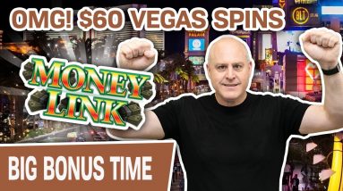 😱 OMG! $60 Las Vegas High-Limit Slot Machine Spins 🔗 Thanks for the Jackpot, Money Link!