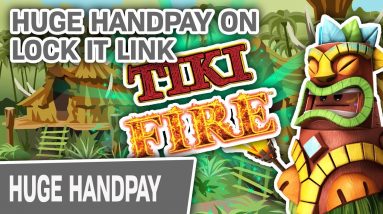 🖐 HUGE HANDPAY on Lock It Link: Tiki Fire 🔥 High-Limit Slots @ Hard Rock Punta Cana