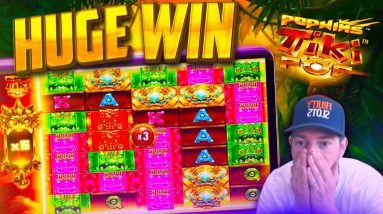 MASSIVE WIN! TikiPop Goes Off!! (Offline Session)