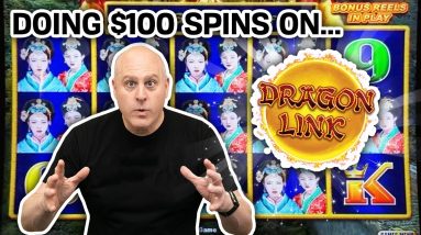 💯 $100 SLOT MACHINE SPINS in VEGAS 💸 Who Else Puts That Much Into Dragon Link? NOBODY!