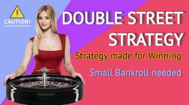 Double Street Strategy for Small Bankroll || Daily assured Roulette Win