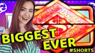 MY BIGGEST JACKPOT HANDPAY EVER on Double Top Dollar! #SHORTS 18 MY BIGGEST JACKPOT HANDPAY EVER on Double Top Dollar! #SHORTS