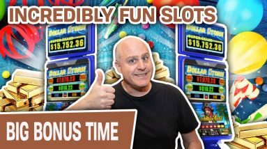 🎈 INCREDIBLE Fun Playing DOLLAR STORM SLOTS 🌴 Caribbean Gold Has Me WINNING