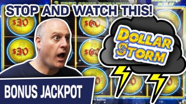 🛑 STOP What You’re Doing & WATCH THIS NOW: 🎰 Slot Machine HANDPAY on Dollar Storm!