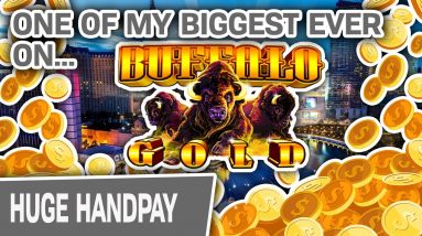 😲 One of My BIGGEST HANDPAYS EVER on Buffalo! 🐃 HUGE Slot Action @ Cosmo Las Vegas