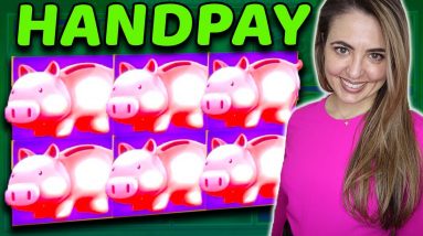 JACKPOT on PIGGY BANKIN in VEGAS in the HIGH LIMIT ROOM