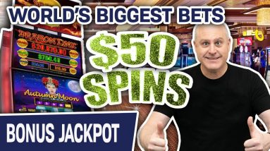 💸 $50 Spins on Dragon Link! 💻 The BIGGEST SLOT BETS IN THE WORLD = Jackpot! + 88 Fortunes