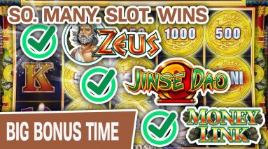 💰 SO. MANY. SLOT. WINS. 💰 High-Limit Money Link, Zeus, Jinse Dao; The WINS DON’T STOP