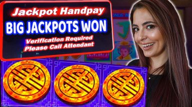 MASSIVE Run on Triple Fortune Dragon Slot Machine in Las Vegas! 2 JACKPOTS!